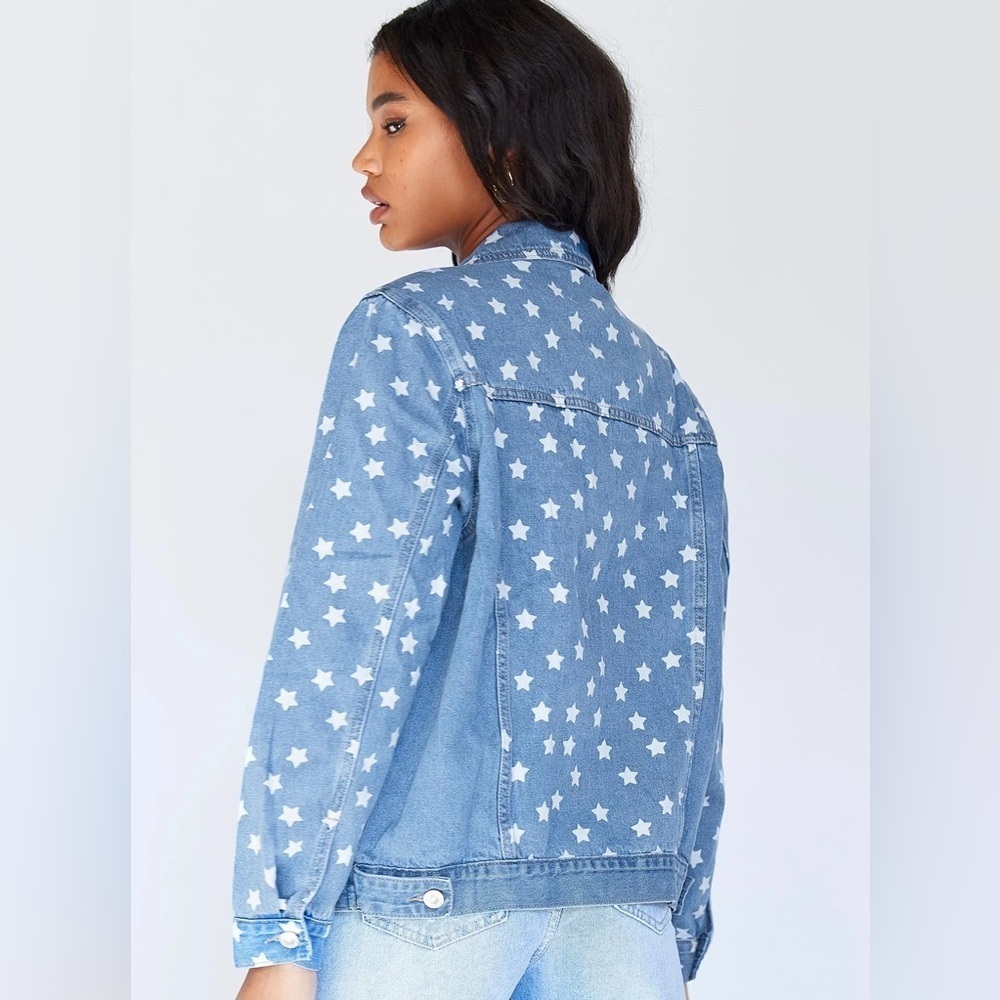 New with tags Princess Polly Superstar Denim Jacket - Picture 3 of 3